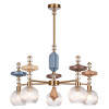 Люстра 5414/5 Odeon Light Exclusive Античная бронза, латунь