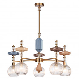 Люстра 5414/5 Odeon Light Exclusive Античная бронза, латунь