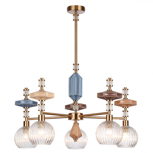 Люстра 5414/5 Odeon Light Exclusive Античная бронза, латунь