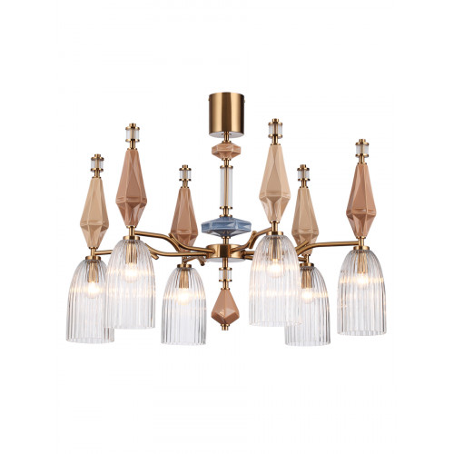 Люстра 5414/6 Odeon Light Exclusive Античная бронза, латунь