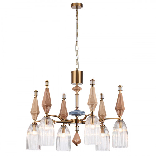 Люстра 5414/6 Odeon Light Exclusive Античная бронза, латунь