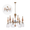 Люстра 5414/6 Odeon Light Exclusive Античная бронза, латунь