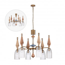Люстра 5414/6 Odeon Light Exclusive Античная бронза, латунь