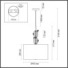 Люстра 5425/3 Odeon Light Exclusive Золотой