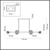 Светильник подвесной 5427/40L Odeon Light Exclusive Черный