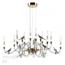 Люстра 5431/37L Odeon Light Exclusive Бронзовый