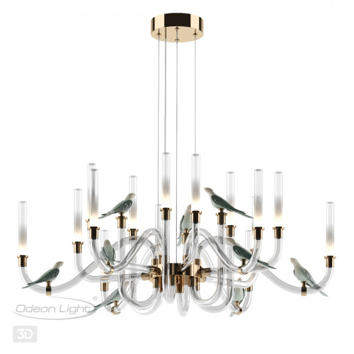 Люстра 5431/37L Odeon Light Exclusive Бронзовый
