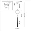 Светильник подвесной 5432/1 Odeon Light Exclusive Античная бронза, латунь