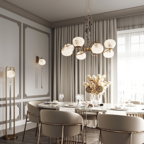 Торшер 5432/1F Odeon Light Exclusive Античная бронза, латунь