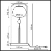 Лампа настольная 5432/1T Odeon Light Exclusive Золотой