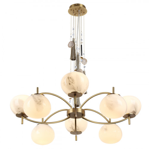 Люстра 5432/8 Odeon Light Exclusive Античная бронза, латунь