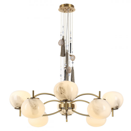 Люстра 5432/8 Odeon Light Exclusive Античная бронза, латунь
