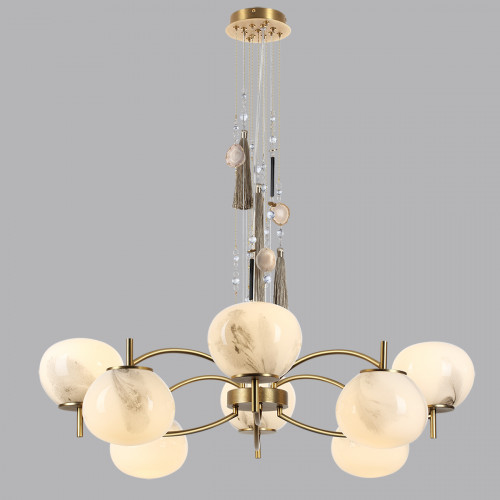 Люстра 5432/8 Odeon Light Exclusive Античная бронза, латунь