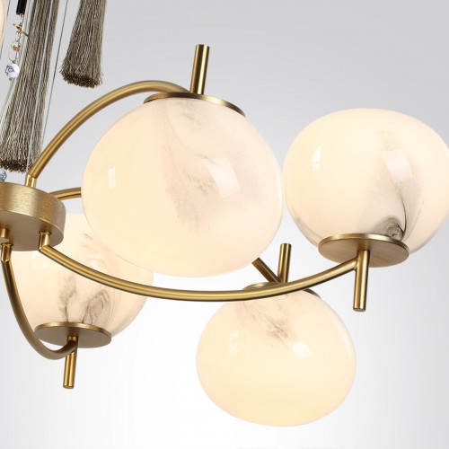 Люстра 5432/8 Odeon Light Exclusive Античная бронза, латунь