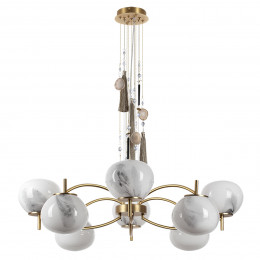 Люстра 5432/8 Odeon Light Exclusive Античная бронза, латунь
