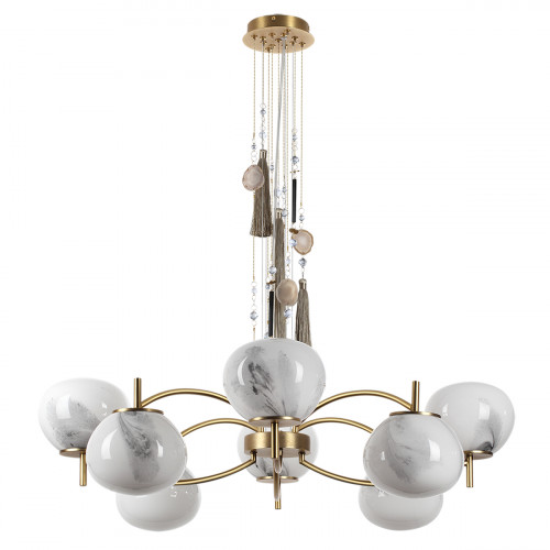 Люстра 5432/8 Odeon Light Exclusive Античная бронза, латунь