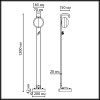 Светильник уличный 5434/1FA Odeon Light Exclusive Черный