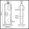 Торшер 5434/3FB Odeon Light Exclusive Черный