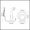Лампа настольная 5443/1T Odeon Light Exclusive Бронзовый