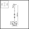 Светильник подвесной 5444/1A Odeon Light Exclusive Латунь