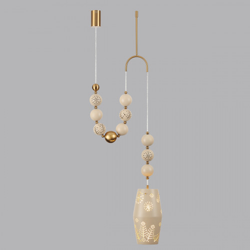 Светильник подвесной 5444/1B Odeon Light Exclusive Латунь