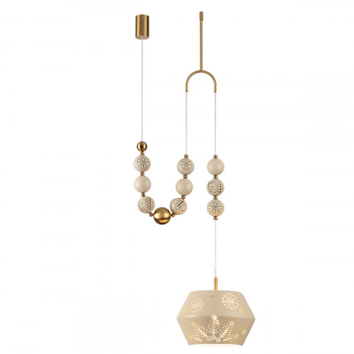 Светильник подвесной 5444/1C Odeon Light Exclusive Латунь