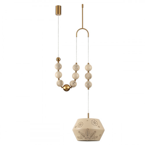 Светильник подвесной 5444/1C Odeon Light Exclusive Латунь