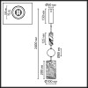 Светильник подвесной 5451/18LA Odeon Light Exclusive Никель