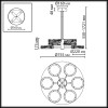 Люстра 5451/99L Odeon Light Exclusive Никель