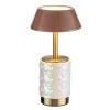 Лампа настольная 5454/6TL Odeon Light Exclusive Латунь, бронзовый, белый