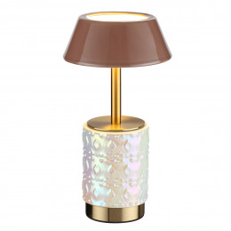 Лампа настольная 5454/6TL Odeon Light Exclusive Латунь, бронзовый, белый