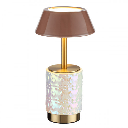 Лампа настольная 5454/6TL Odeon Light Exclusive Латунь, бронзовый, белый