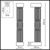 Светильник настенный 5455/12WL Odeon Light Exclusive Античная бронза, латунь