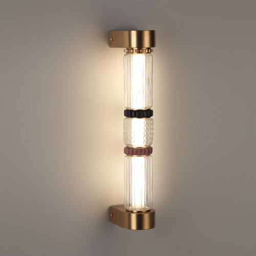 Светильник настенный 5455/12WL Odeon Light Exclusive Античная бронза, латунь