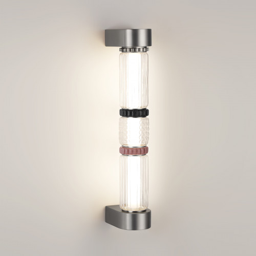 Светильник настенный 5456/12WL Odeon Light Exclusive Никель, серый