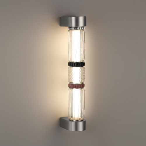 Светильник настенный 5456/12WL Odeon Light Exclusive Никель, серый