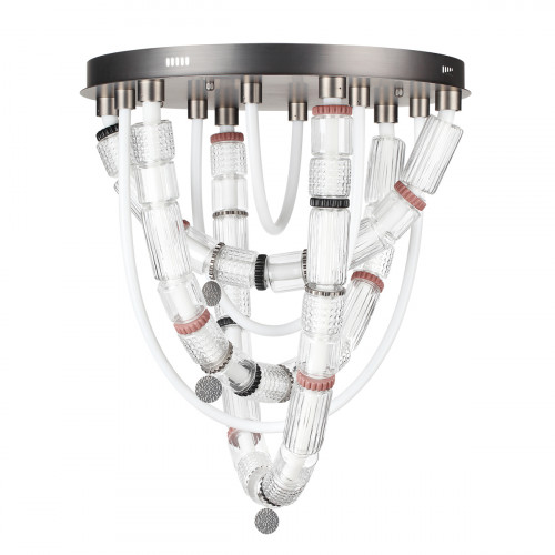 Люстра 5456/80CL Odeon Light Exclusive Никель, серый