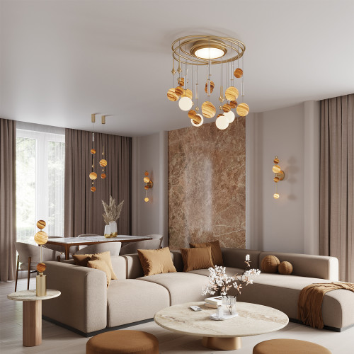 Лампа настольная 5457/4TL Odeon Light Exclusive Золотой