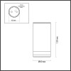 Светильник уличный 6605/1C Odeon Light Черный