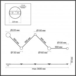 Светильник настенный 6625/25WL Odeon Light Бежевый