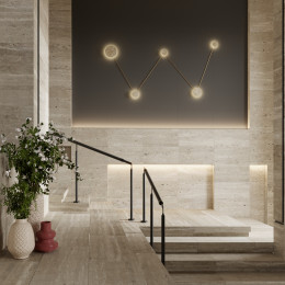 Светильник настенный 6625/25WL Odeon Light Бежевый
