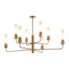 Люстра 6625/8 Odeon Light Бронзовый
