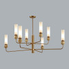 Люстра 6625/8 Odeon Light Бронзовый