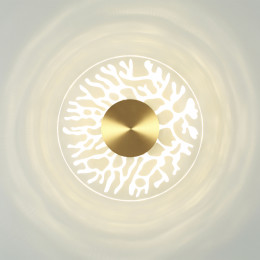 Светильник настенный 6627/9WL Odeon Light Античная бронза, латунь