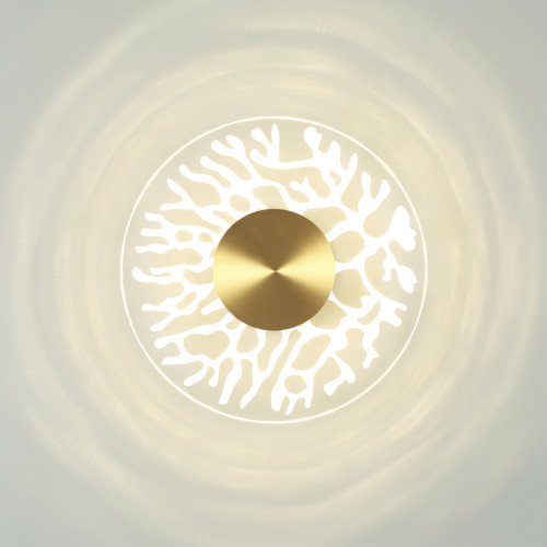 Светильник настенный 6627/9WL Odeon Light Античная бронза, латунь