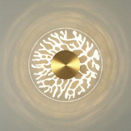 Светильник настенный 6627/9WL Odeon Light Античная бронза, латунь