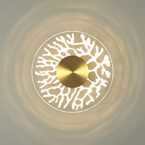 Светильник настенный 6627/9WL Odeon Light Античная бронза, латунь