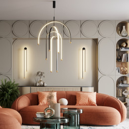 Светильник настенный 6633/18WL Odeon Light Черный