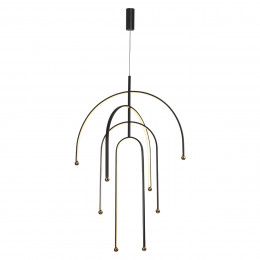 Светильник подвесной 6633/95L Odeon Light Черный