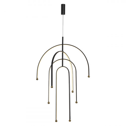 Светильник подвесной 6633/95L Odeon Light Черный